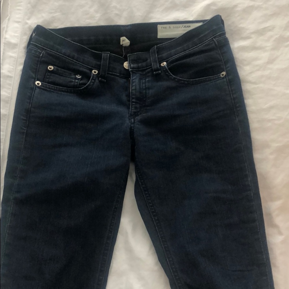 Rag and Bone Distressed Skinny Jeans